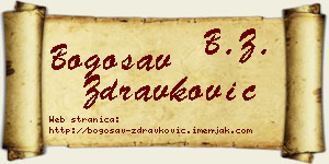 Bogosav Zdravković vizit kartica